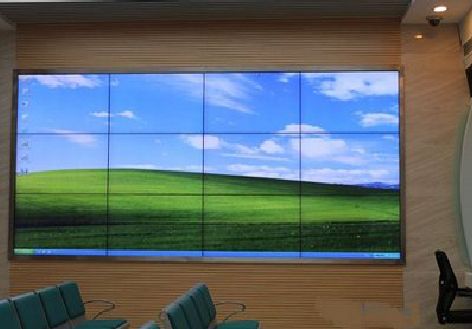 大竹液晶拼接屏的另类用法。